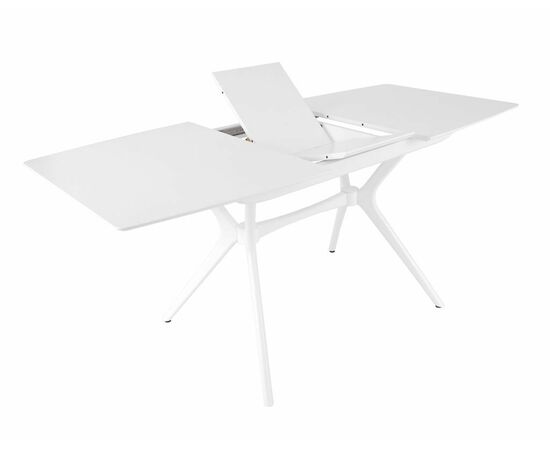 Стол Марко (1300*820+320/цвет столешницы Белый/цвет ножек Белый), изображение 3 | Интернет магазин мебели и декора LifeDekor