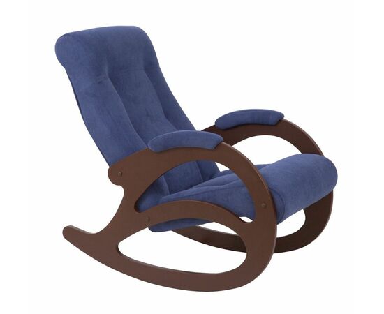 Кресло-качалка Орион 4 (Орех/Verona Denim Blue), изображение 2 | Интернет магазин мебели и декора LifeDekor