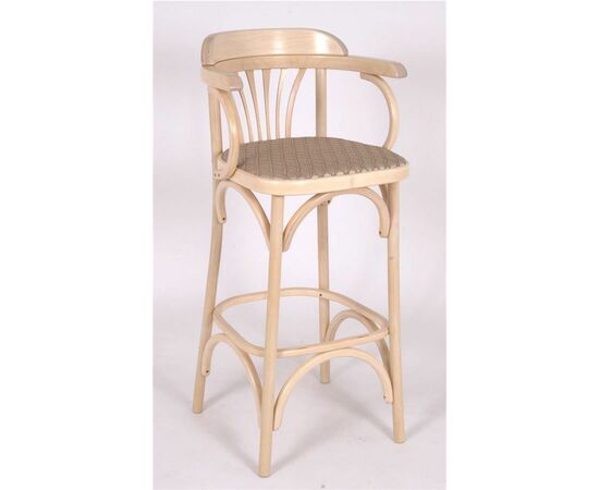 Стул барный 750 Венский мягкий (беленый дуб, ткань 1 beige), изображение 2 | Интернет магазин мебели и декора LifeDekor