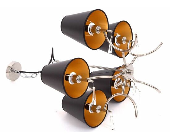 Люстра арт. 3030 (Е14, 5х40W) Черный | Интернет магазин мебели и декора LifeDekor