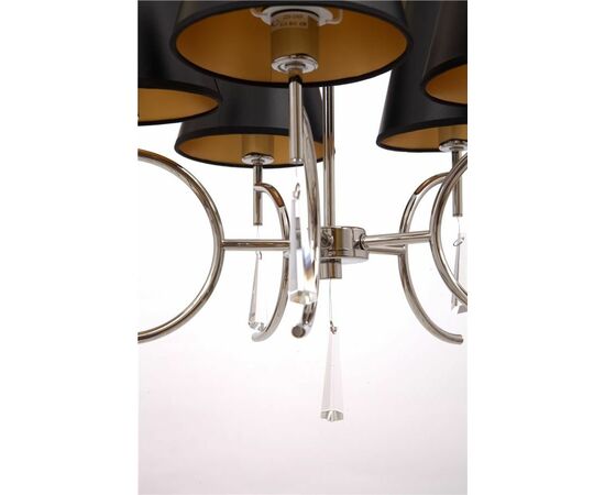 Люстра арт. 3030 (Е14, 5х40W) Черный, изображение 5 | Интернет магазин мебели и декора LifeDekor