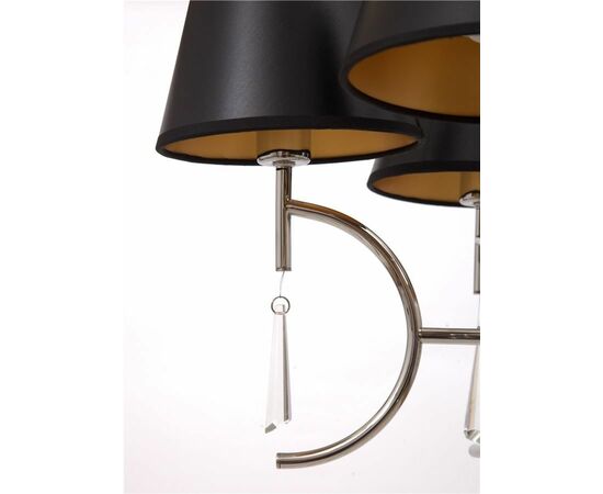 Люстра арт. 3030 (Е14, 5х40W) Черный, изображение 6 | Интернет магазин мебели и декора LifeDekor