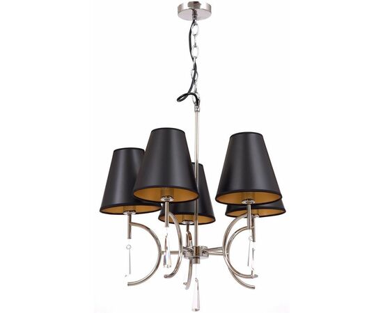 Люстра арт. 3030 (Е14, 5х40W) Черный, изображение 3 | Интернет магазин мебели и декора LifeDekor