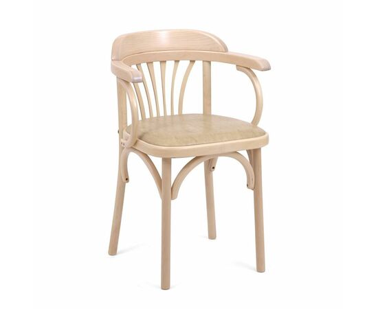 Стул Венский мягкий (беленый дуб, экокожа бежевая), изображение 2 | Интернет магазин мебели и декора LifeDekor
