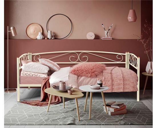 Кушетка Оптима Люкс (90х200/металлическое основание) Бежевый | Интернет магазин мебели и декора LifeDekor