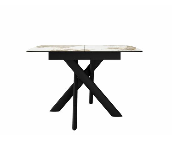 Стол DikLine DKB110, Керамика PANDORA глянец, опоры черные, изображение 6 | Интернет магазин мебели и декора LifeDekor