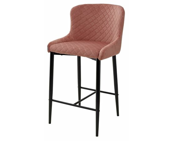Полубарный стул ARTEMIS BLUVEL-52 PINK (H=65cm), велюр М-City, изображение 11 | Интернет магазин мебели и декора LifeDekor