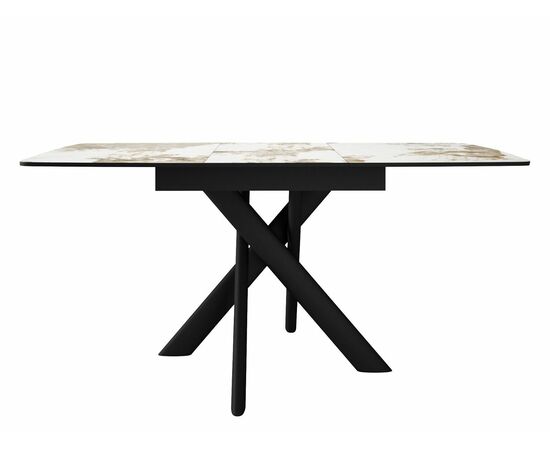 Стол DikLine DKB110, Керамика PANDORA глянец, опоры черные, изображение 2 | Интернет магазин мебели и декора LifeDekor