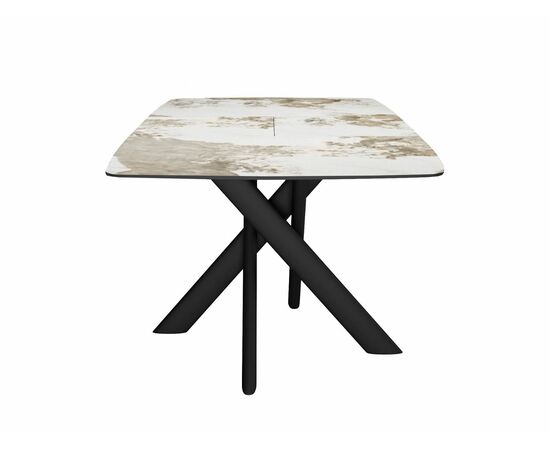 Стол DikLine DKB110, Керамика PANDORA глянец, опоры черные, изображение 4 | Интернет магазин мебели и декора LifeDekor