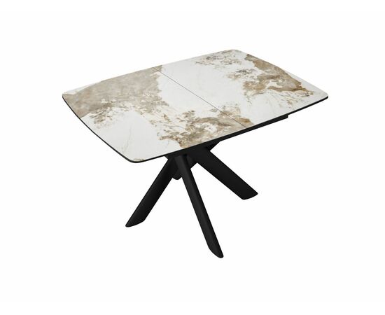 Стол DikLine DKB110, Керамика PANDORA глянец, опоры черные, изображение 3 | Интернет магазин мебели и декора LifeDekor