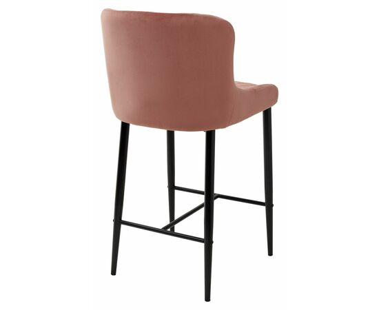 Полубарный стул ARTEMIS BLUVEL-52 PINK (H=65cm), велюр М-City, изображение 9 | Интернет магазин мебели и декора LifeDekor