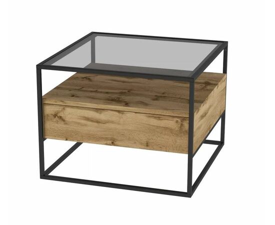 Стол журнальный "Эйден" (Дуб вотан) | Интернет магазин мебели и декора LifeDekor