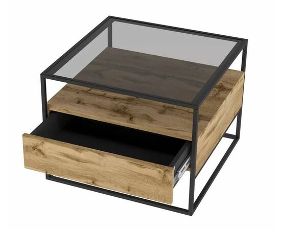 Стол журнальный "Эйден" (Дуб вотан), изображение 2 | Интернет магазин мебели и декора LifeDekor