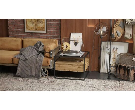 Стол журнальный "Эйден" (Дуб вотан), изображение 5 | Интернет магазин мебели и декора LifeDekor