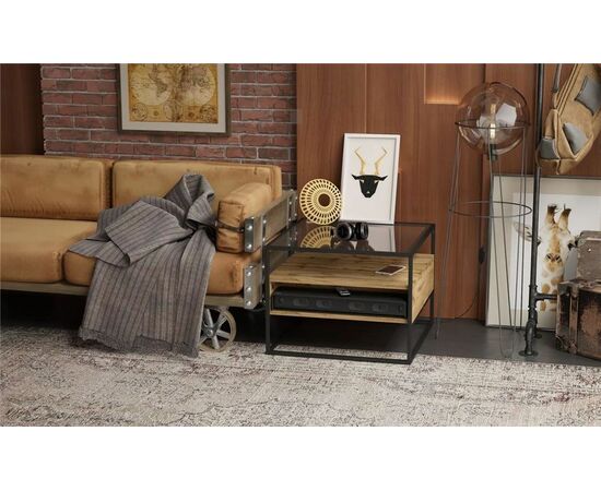 Стол журнальный "Эйден" (Дуб вотан), изображение 6 | Интернет магазин мебели и декора LifeDekor