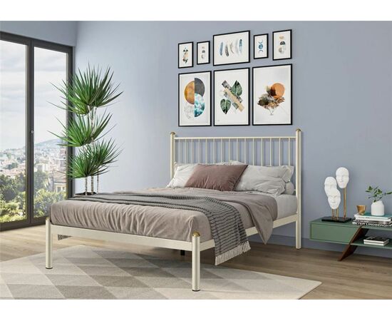 Кровать АРЗУ (160х200/металлическое основание с усилением) Бежевый | Интернет магазин мебели и декора LifeDekor