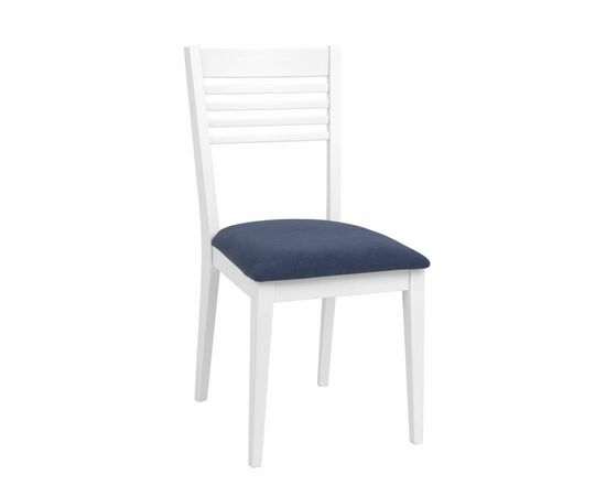 Стул "Эстель" (белый/ткань Классик Блю) | Интернет магазин мебели и декора LifeDekor
