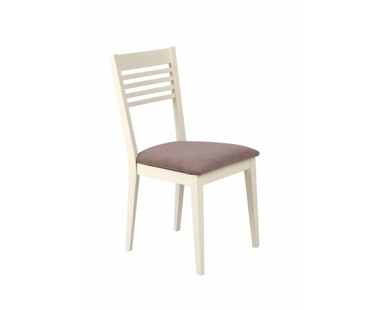 Стул "Эстель" (белый/ткань Santa Izumrud), изображение 2 | Интернет магазин мебели и декора LifeDekor