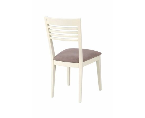 Стул "Эстель" (белый/ткань Santa Izumrud), изображение 3 | Интернет магазин мебели и декора LifeDekor