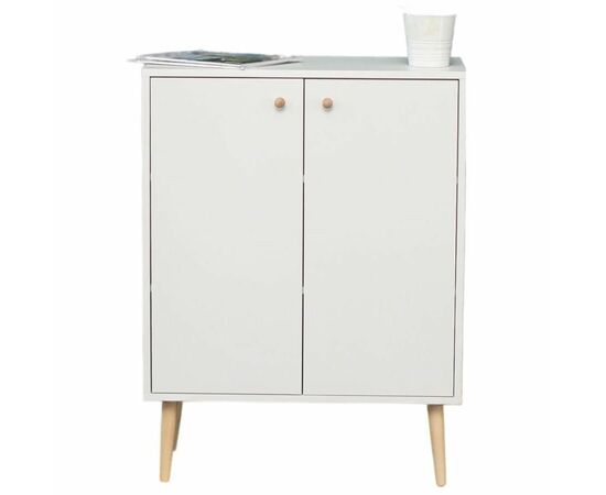 Комод Komo-3 (700х330х930 мм, ЛДСП Белый 16мм, ножки береза) | Интернет магазин мебели и декора LifeDekor