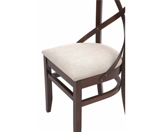 Стул "Хью" (темный тон/бежевый М02), изображение 4 | Интернет магазин мебели и декора LifeDekor