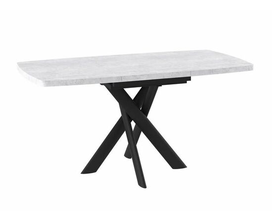 Стол Andres -110 (110/145 х 80 / серый сланец / черный), изображение 2 | Интернет магазин мебели и декора LifeDekor