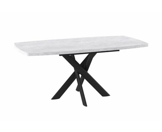 Стол Andres (LEONEL) -130 (130/165 х 85 / серый сланец / черный), изображение 2 | Интернет магазин мебели и декора LifeDekor