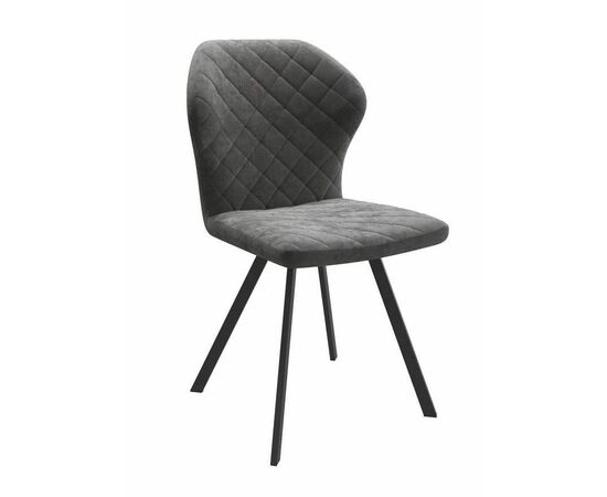 Стул Robby D-R поворотный (b28 Antracite Lux/Черный) | Интернет магазин мебели и декора LifeDekor