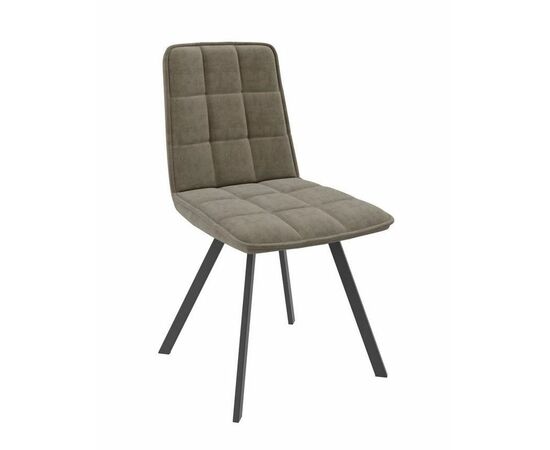 Стул Rom D-R поворотный (b5 Latte Lux/Черный) | Интернет магазин мебели и декора LifeDekor