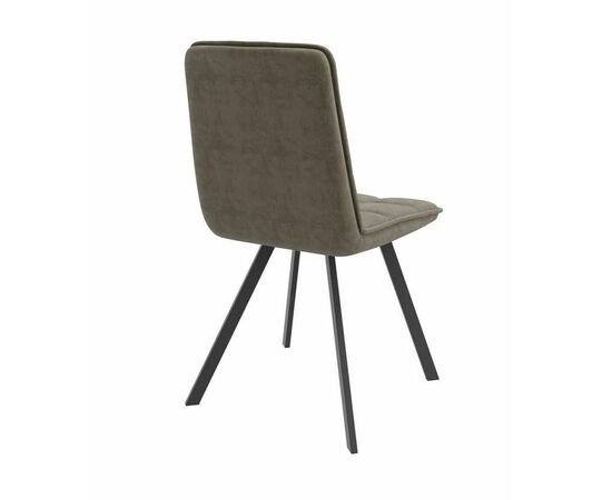 Стул Rom D-R поворотный (b5 Latte Lux/Черный), изображение 2 | Интернет магазин мебели и декора LifeDekor