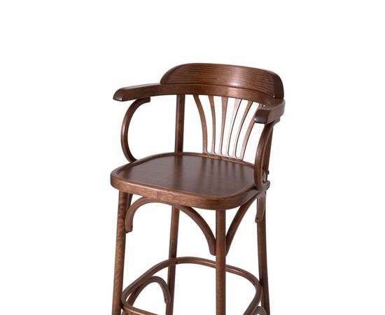 Стул барный 750 Венский твердый (средний тон), изображение 5 | Интернет магазин мебели и декора LifeDekor