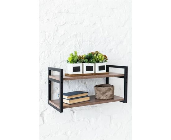 Стеллаж Латус-20 настенный-настольный 290х580 (ясень шимо темный) | Интернет магазин мебели и декора LifeDekor