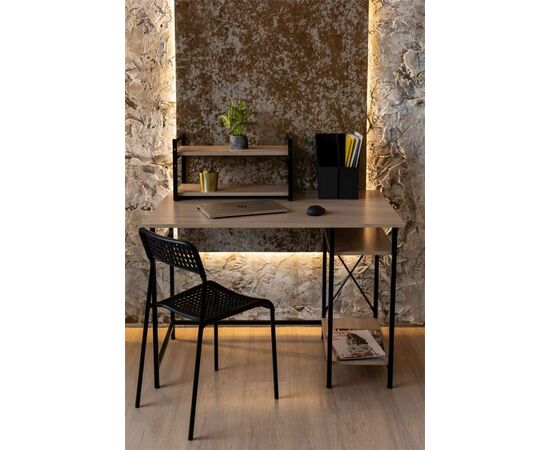 Стеллаж Латус-20 настенный-настольный 290х580 (ясень шимо темный), изображение 5 | Интернет магазин мебели и декора LifeDekor