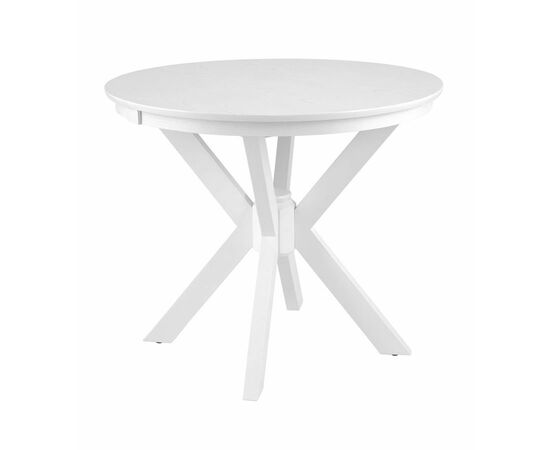 Стол Милан 900 раздвижной (белая эмаль), изображение 2 | Интернет магазин мебели и декора LifeDekor