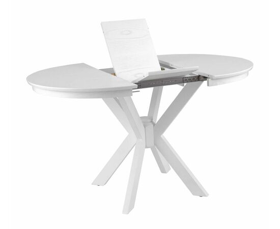 Стол Милан 900 раздвижной (белая эмаль), изображение 3 | Интернет магазин мебели и декора LifeDekor