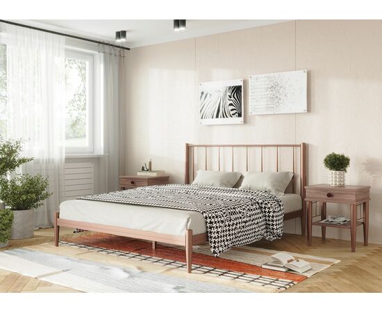 Кровать КМД 26 Бриз 160 бронза, изображение 2 | Интернет магазин мебели и декора LifeDekor