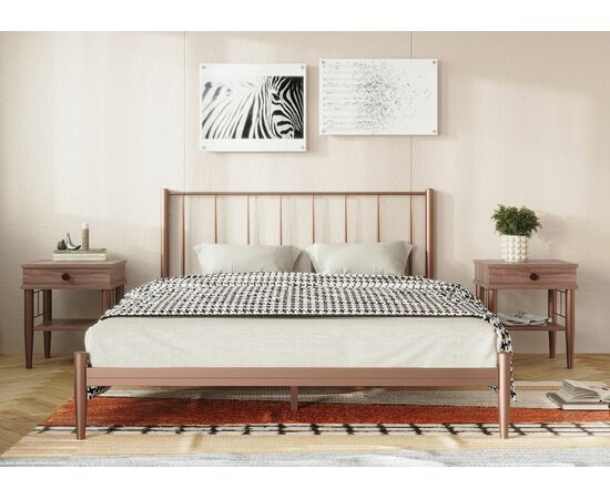 Кровать КМД 26 Бриз 160 бронза, изображение 3 | Интернет магазин мебели и декора LifeDekor