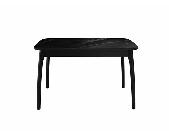 Стол DikLine MK15 Керамика Черный мрамор/подстолье черное/опоры черные, изображение 2 | Интернет магазин мебели и декора LifeDekor