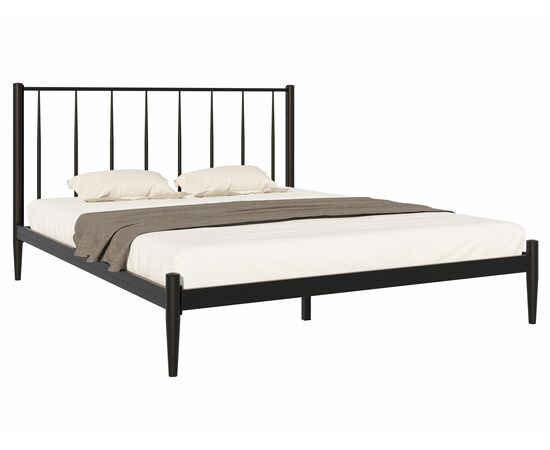 Кровать КМД 26 Бриз 140 черный, изображение 9 | Интернет магазин мебели и декора LifeDekor