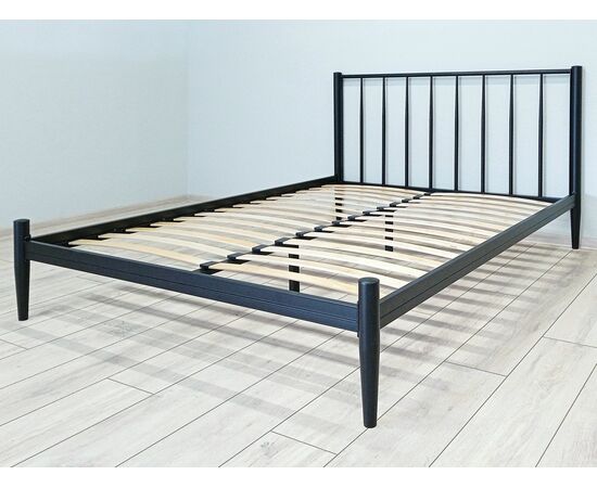 Кровать КМД 26 Бриз 140 черный, изображение 6 | Интернет магазин мебели и декора LifeDekor