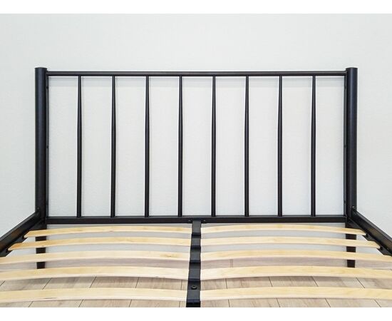 Кровать КМД 26 Бриз 140 черный, изображение 2 | Интернет магазин мебели и декора LifeDekor