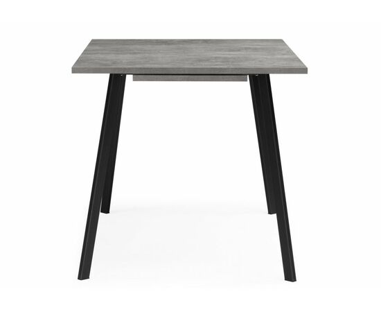 Стол деревянный Кортни 120 (160) x 80 бетон светлый / черный матовый, изображение 6 | Интернет магазин мебели и декора LifeDekor