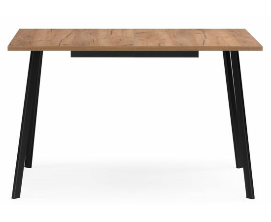 Стол деревянный Кортни 120 (160) x 80 дуб крафт золотой / черный матовый, изображение 5 | Интернет магазин мебели и декора LifeDekor