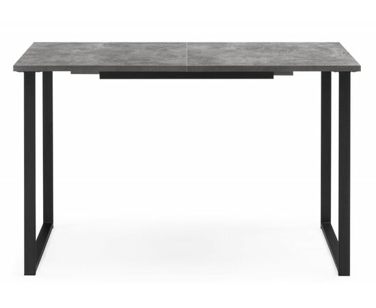 Стол деревянный Лиман 120 (160) x 80 бетон светлый / черный матовый, изображение 5 | Интернет магазин мебели и декора LifeDekor