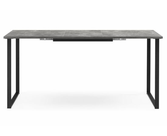 Стол деревянный Лиман 120 (160) x 80 бетон светлый / черный матовый, изображение 6 | Интернет магазин мебели и декора LifeDekor