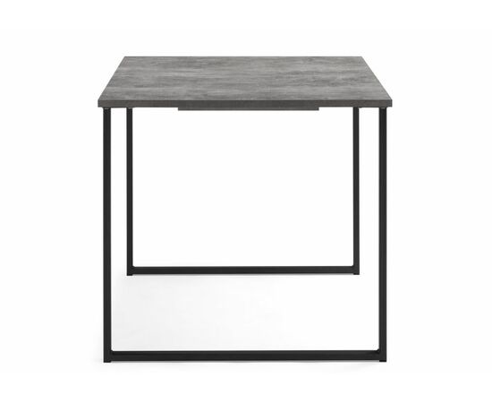 Стол деревянный Лиман 120 (160) x 80 бетон светлый / черный матовый, изображение 7 | Интернет магазин мебели и декора LifeDekor