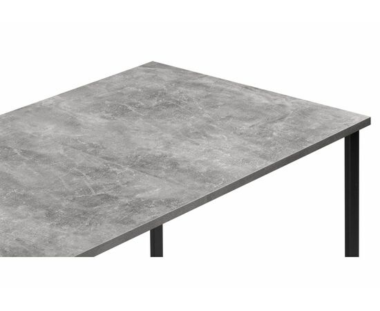 Стол деревянный Лиман 120 (160) x 80 бетон светлый / черный матовый, изображение 9 | Интернет магазин мебели и декора LifeDekor