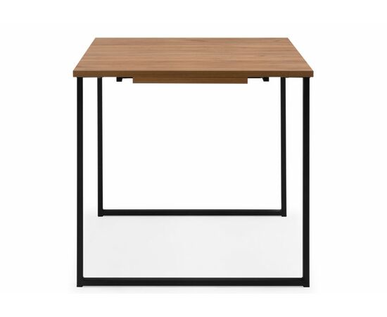 Стол деревянный Лиман 120 (160) x 80 дуб крафт золотой / черный матовый, изображение 3 | Интернет магазин мебели и декора LifeDekor