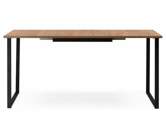 Стол деревянный Лиман 120 (160) x 80 дуб крафт золотой / черный матовый, изображение 4 | Интернет магазин мебели и декора LifeDekor