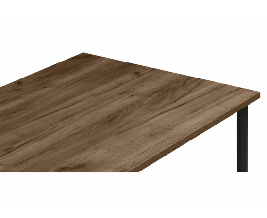 Стол деревянный Лиман 120 х 80 дуб крафт табачный / черный матовый, изображение 5 | Интернет магазин мебели и декора LifeDekor